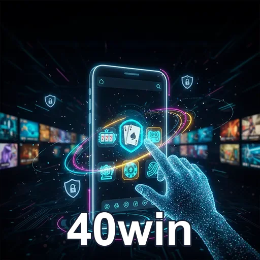 Imagem da aplicação 40win App06 no site 40win, destacando recursos e funcionalidades do aplicativo.